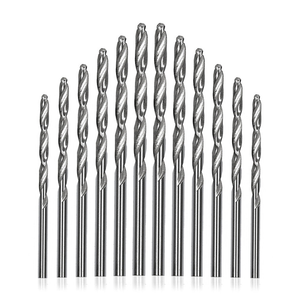 10 stuks 0.5-3.0mm boor hss ronde schacht spiraalboor gereedschap voor houtbewerking reparatie tool