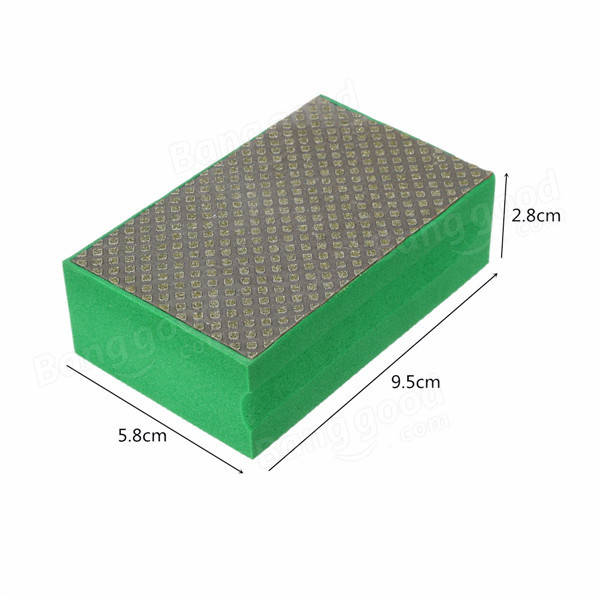 95*58mm 60-3000 grit diamond hand pad voor graniet beton marmer glas polijsten