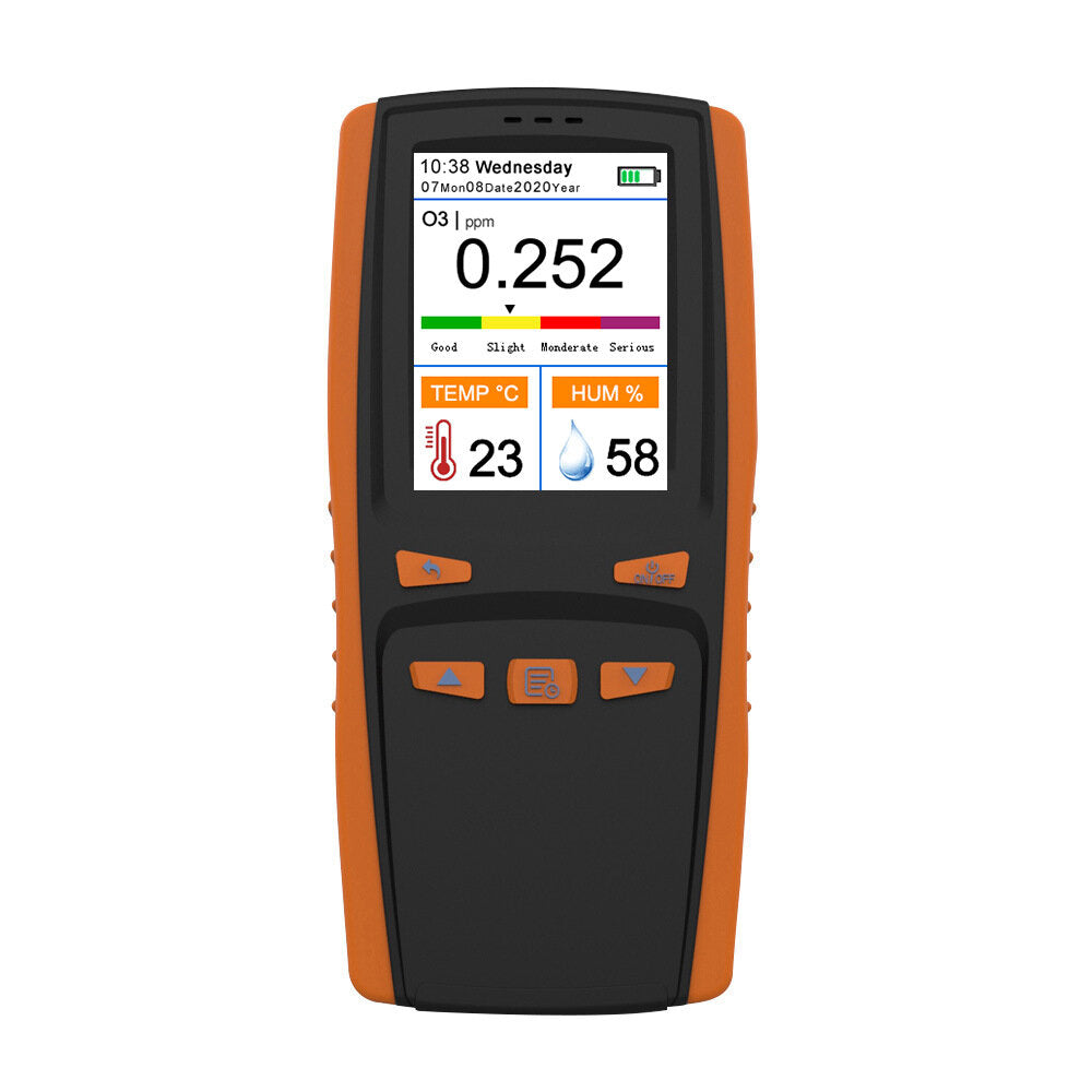 draagbare ozonanalysator multifunctionele o₃ ozonmeter intelligente sensor luchtkwaliteitsvervuilingsmonitor