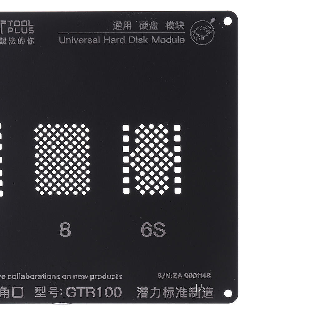 qianli gtr100 3d bga reballing stencil harde schijf module bga reballing reparatie tool voor telefoon 5 5s 6 6s 7g 7plus 8 8p