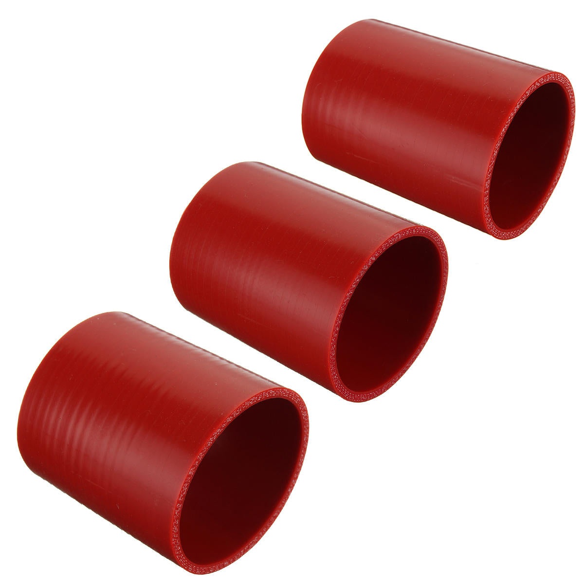 100 mm rechte siliconen slangkoppeling connector siliciumrubber buis joiner pipe ash