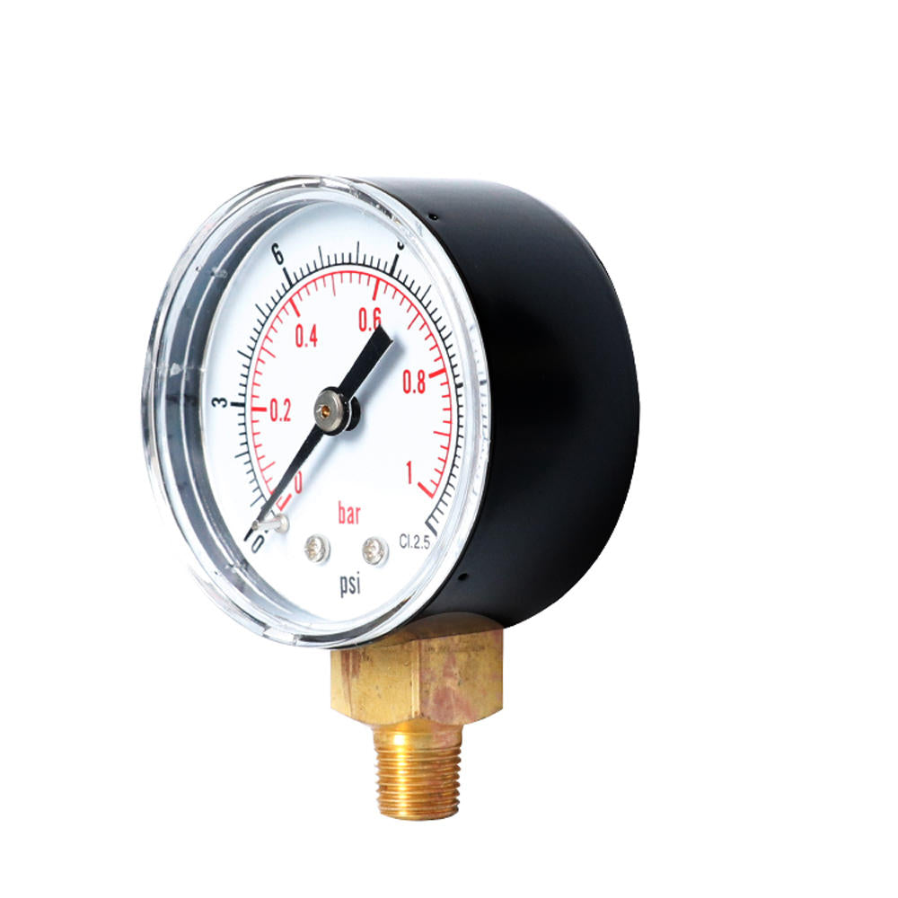 ts-y508-15 / 30/60/100/160 / 300psi 52mm dial 1/8 bspt manometer