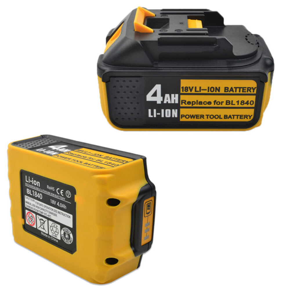 18v li-ion 3.0ah-6.0ah batterij rubberen cover vervangende power tool batterij met led display voor makita bl1830 bl1840 bl1850 bl1860