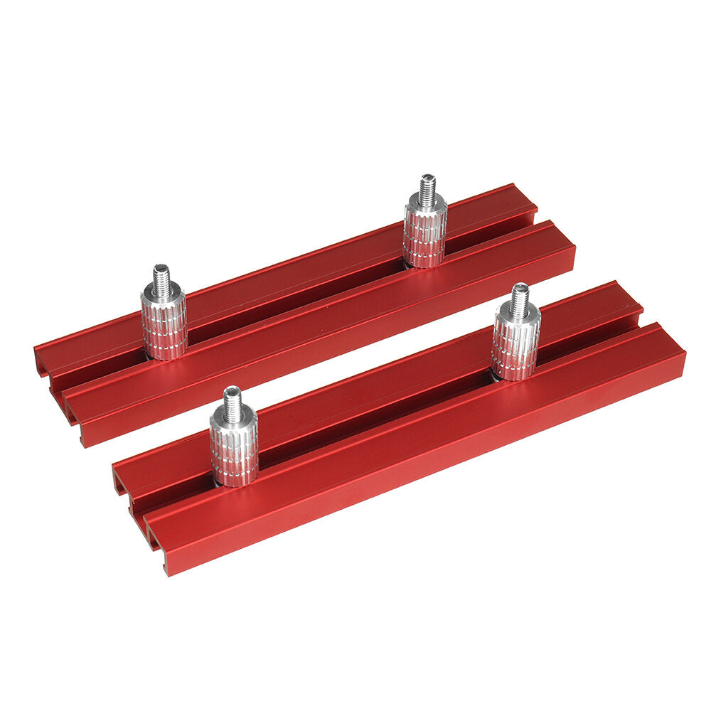 xiuyi 2 stuks 15.8/17.8/19.8mm aluminium werkbank schaven stop board houtbewerking baffle limiet blok voor desktop houtbewerking tool