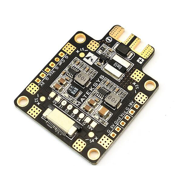 matek f405-osd betaflight stm32f405 flight controller + matek fchub-6s hub power distribution board