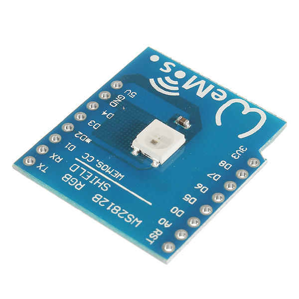 ws2812b uitbreidingskaart met rgb-schildmodule voor d1 mini