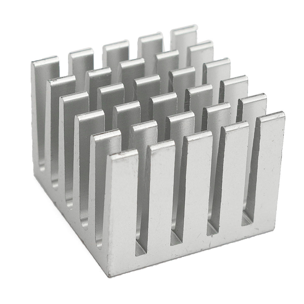 5 stuks 20x20x15mm dhz cpu ic chip koellichaam geëxtrudeerde koeler aluminium koellichaam