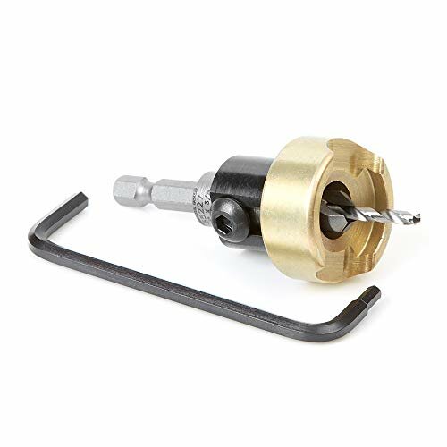 82 graden hardmetalen houtbewerking verzinkboren met instelbare dieptestop geen stuwkrachtkogellager