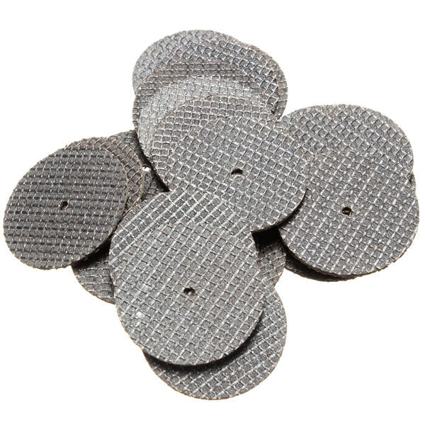 50 stuks zwart snijdende 32 mm wielschijf met 2 doornbits voor dremel roterende gereedschapsset