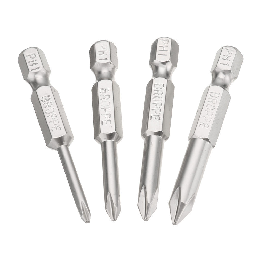 10 stuks ph1 1/4 inch hex shank 50mm magnetische phillips schroevendraaier bits set