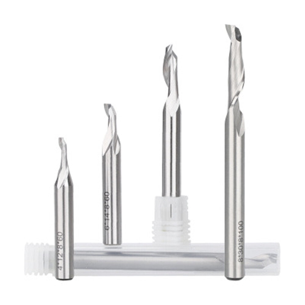 1 stuks 8mm schacht hss frees cutter cnc rechte schacht frezen houtbewerking tool end mill router bit voor hout cut