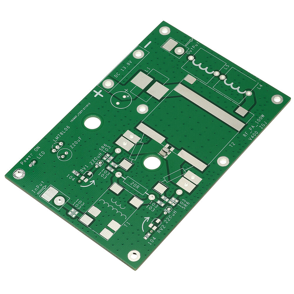 100w lineaire hoogfrequente rf-eindversterkerkit met laagdoorlaatfilter draadloze stroomtransmissie diy-kit
