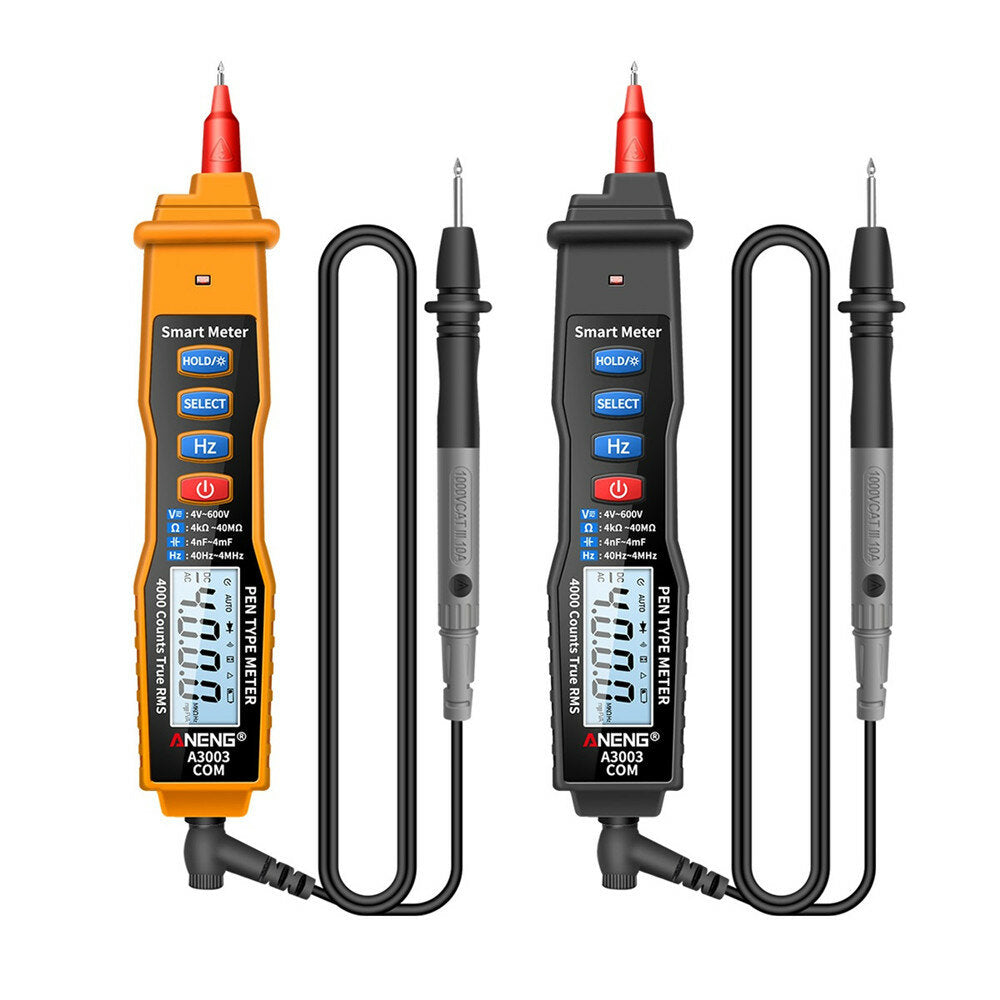 aneng a3003 digitale pen multimeter professionele 4000 telt slimme meter met ncv ac / dc spanning weerstand capaciteit testers
