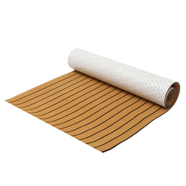 90x230cm zelfklevende eva 6mm faux schuim teak plaat boot dek
