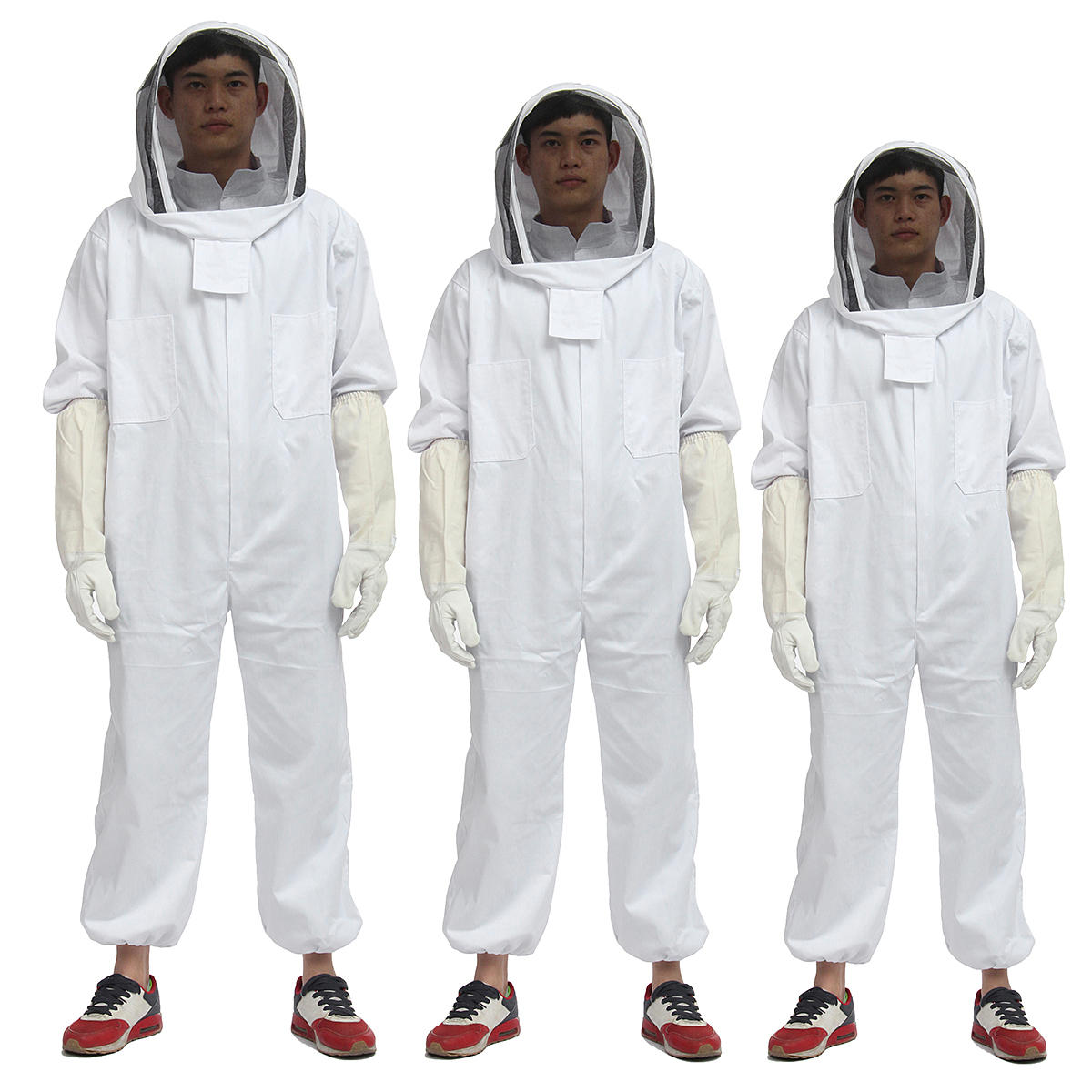 beekeeper bijenteelt protective veil suit smock bee hat handschoenen full body thicken set