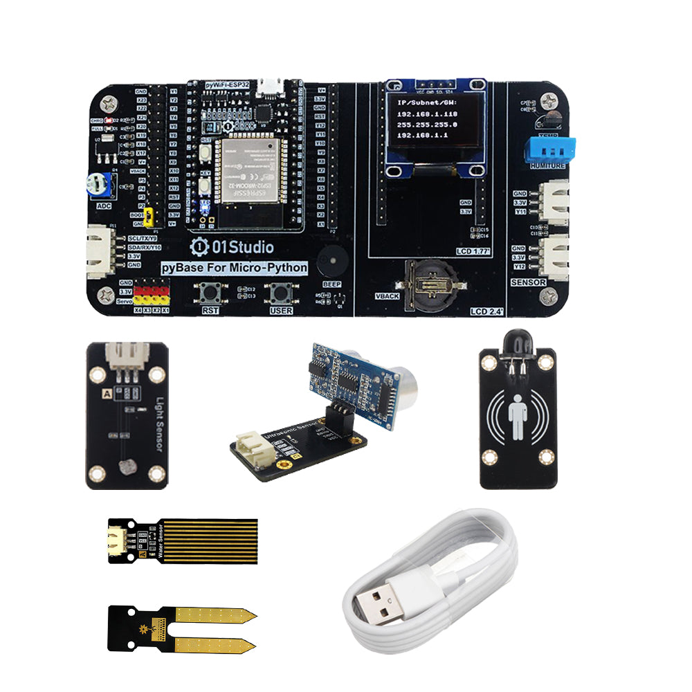 pywifi- esp32 development board micro- python iot draadloze wifi-leerkit