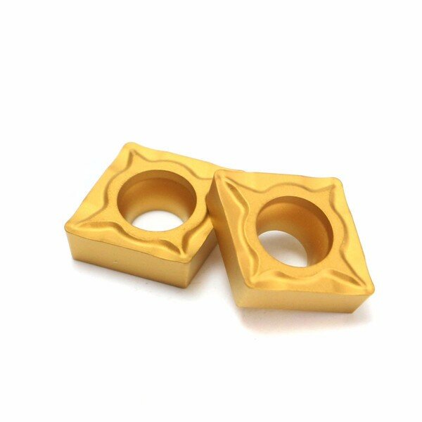 10 stuks ccmt060204-hm ybc251 carbide insert titanium coated carbide cutter