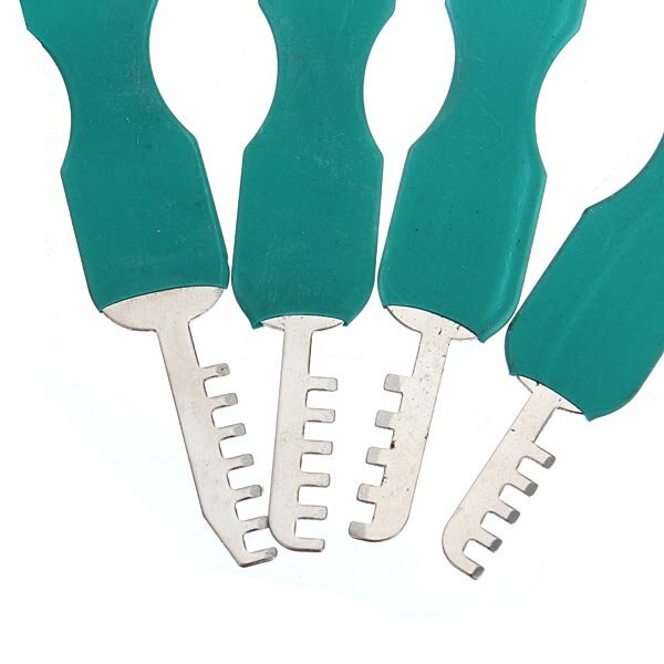 7 stuks comb pick rvs lock tool slotenmaker tool voor house lock picks