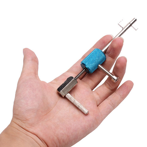 civil lock quick forced open lock picks locksmith tool zilver + blauw