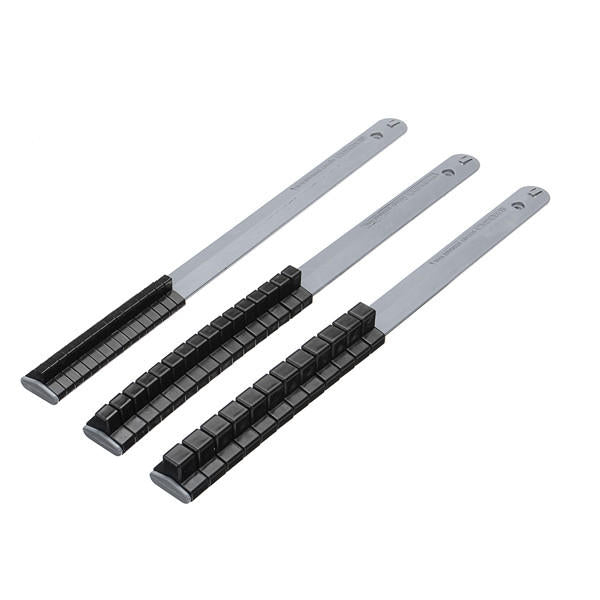 3 stuks 1/4 3/8 1/2 inch socket tray rail rack houder organizer plank stand
