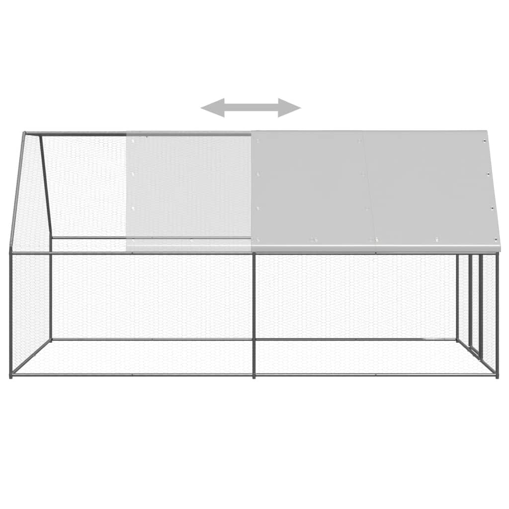 buiten kippenkooi 6.6 inch x13.1 inch x6.6 inch  gegalvaniseerd staal