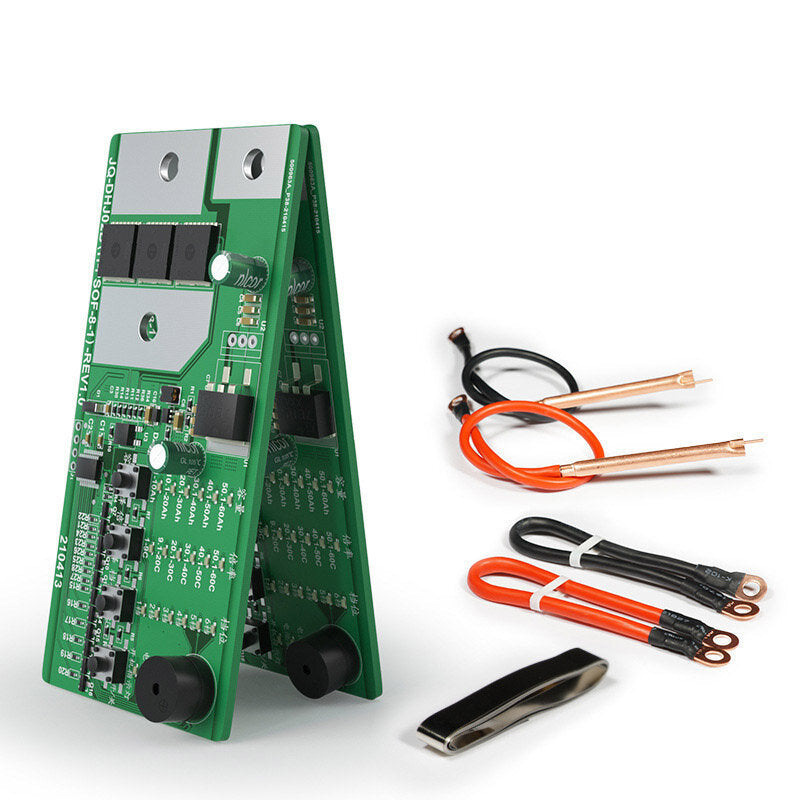 puntlasser accessoires lassen pen volledige set van accessoires dhz draagbare 12v batterij energieopslag puntlasser pcb printplaat: