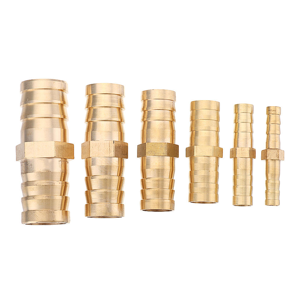 pagode-adapter messing weerhaak rechte 2-weg buizen fitting 6-19mm pneumatische component slang snelkoppeling