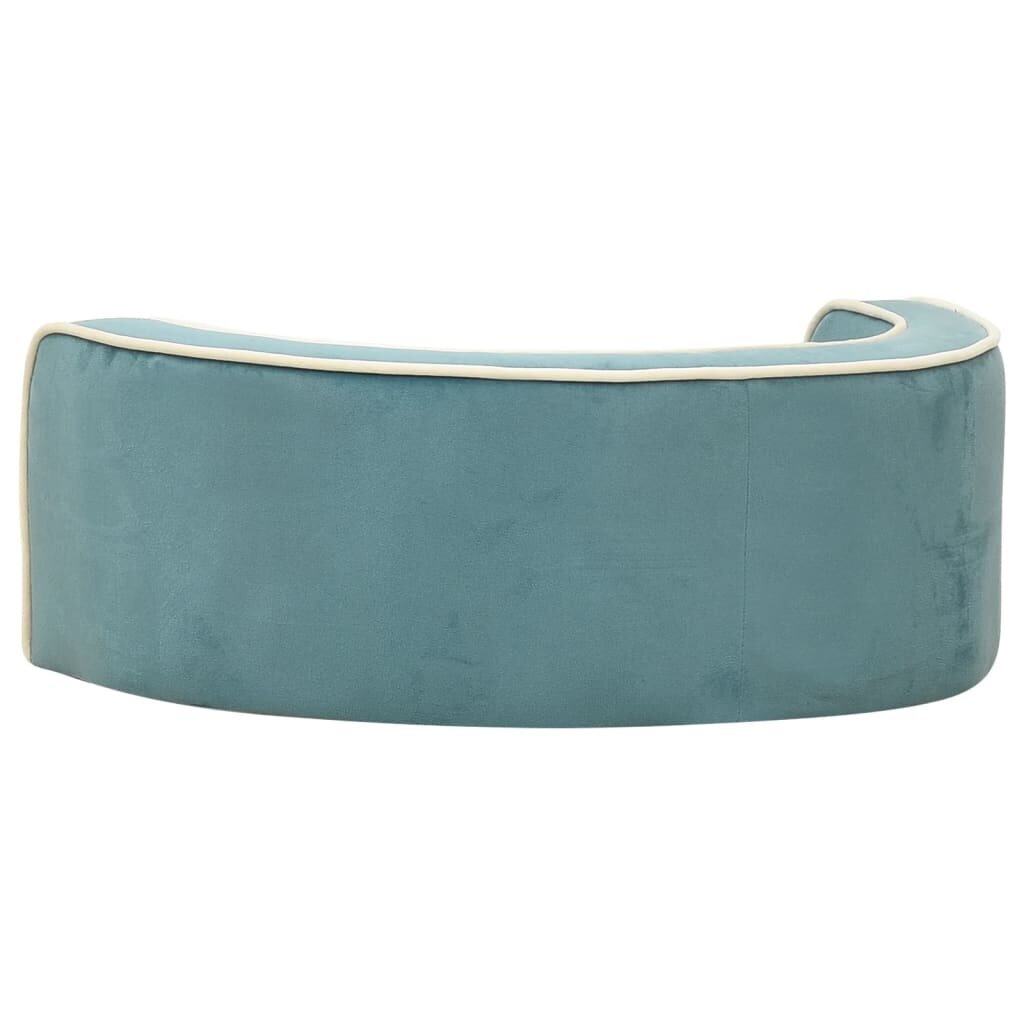 hondensofa opvouwbaar 73x67x26 cm pluche turquoise