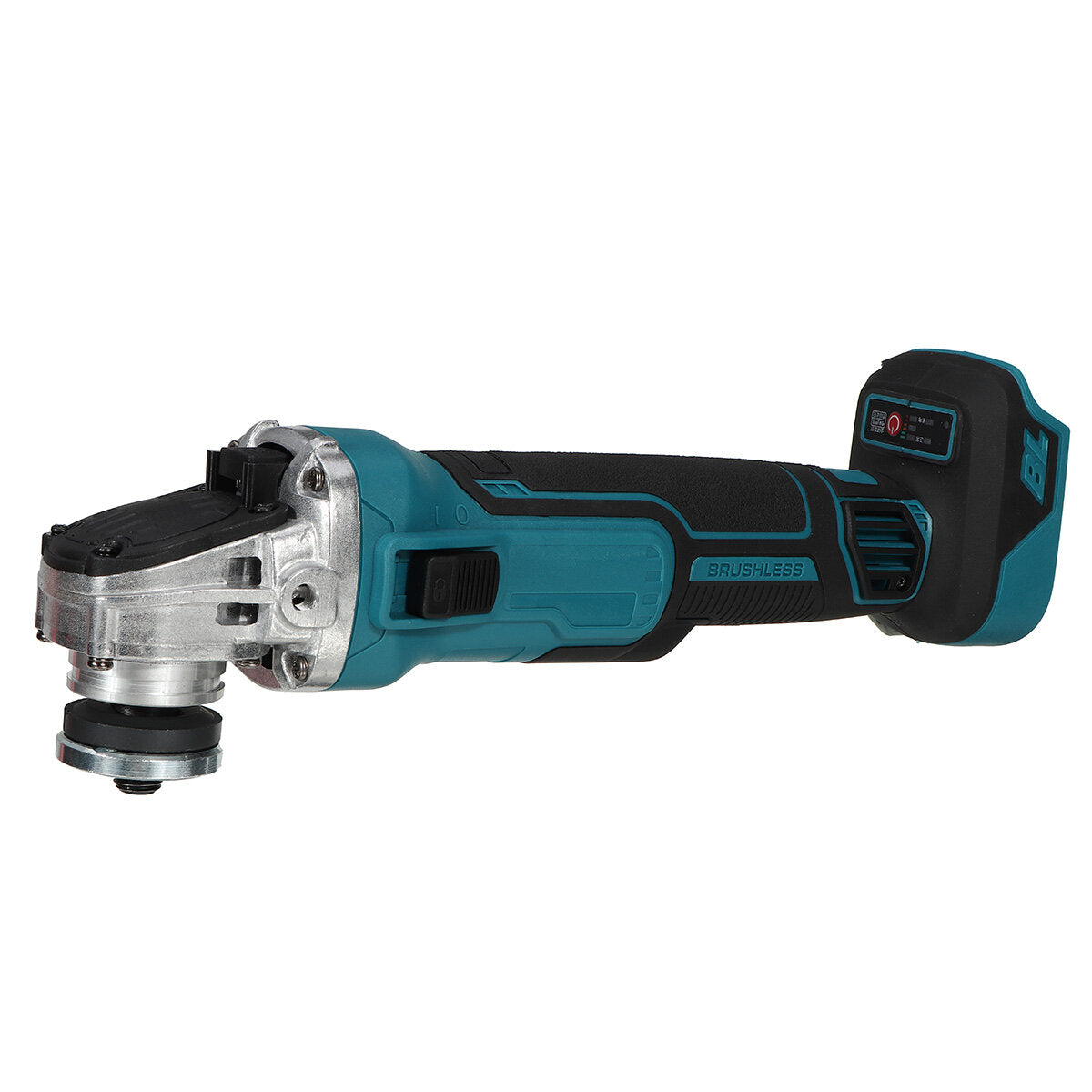 Draadloze haakse slijper compatibel met Makita 18V batterij, 125 mm borstelloos snijden slijpen 6700 RPM 3 posities verstelbare hulpgreep, geweldig voor schuren, snijden, slijpen, polijsten (geen mes