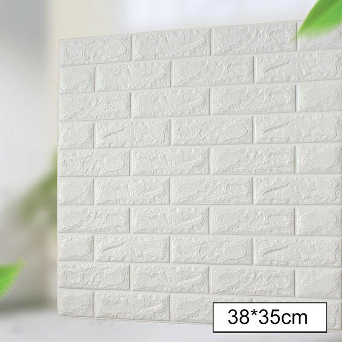 5 stuks 3d soft tegel bakstenen muur sticker zelfklevend waterdicht schuimpaneel 38 * 35 cm