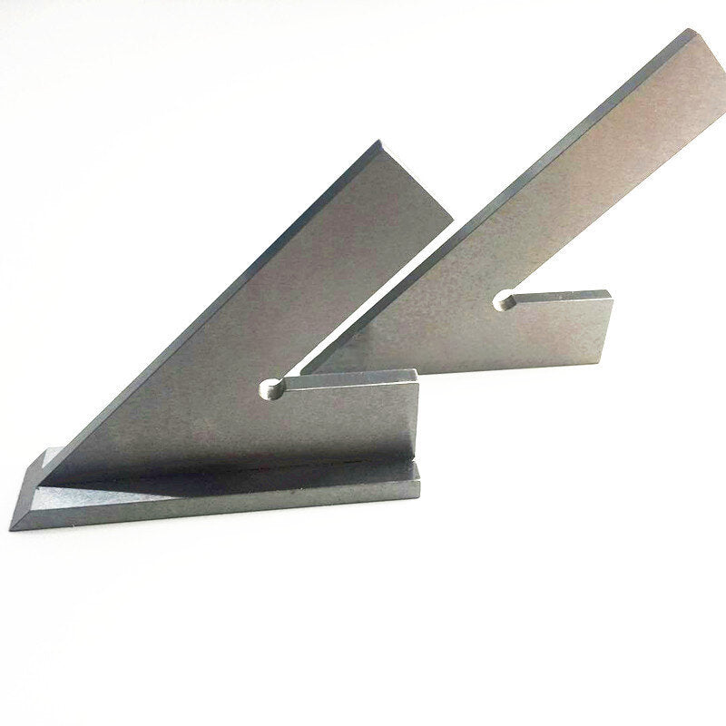 100 * 70 mm 120 * 80 mm 150 * 100200 * 130 mm 45 graden vierkante liniaal hoekmeter met brede basis staal 45 graden industrieel probeer machinist vierkant met basis