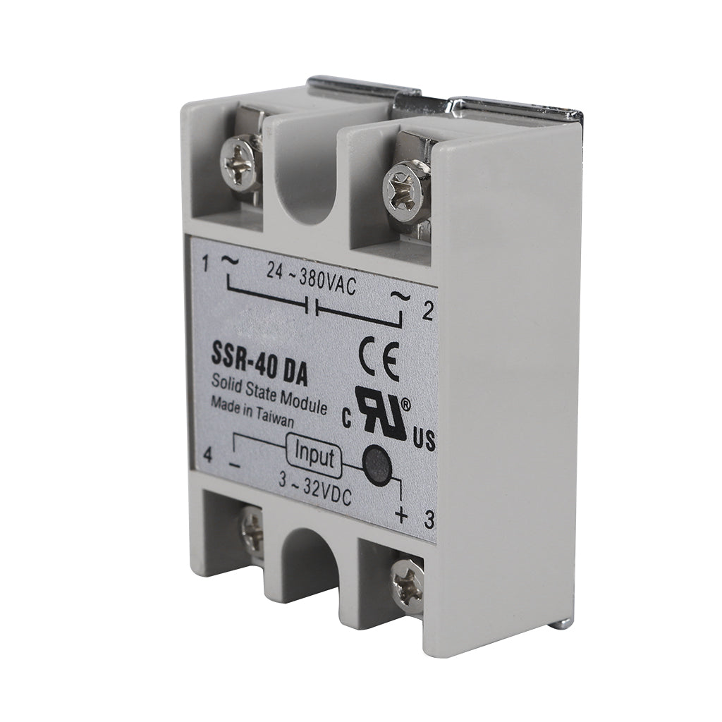 24v 40a single phase ssr-40 da solid state relais module voor 3d-printer onderdelen