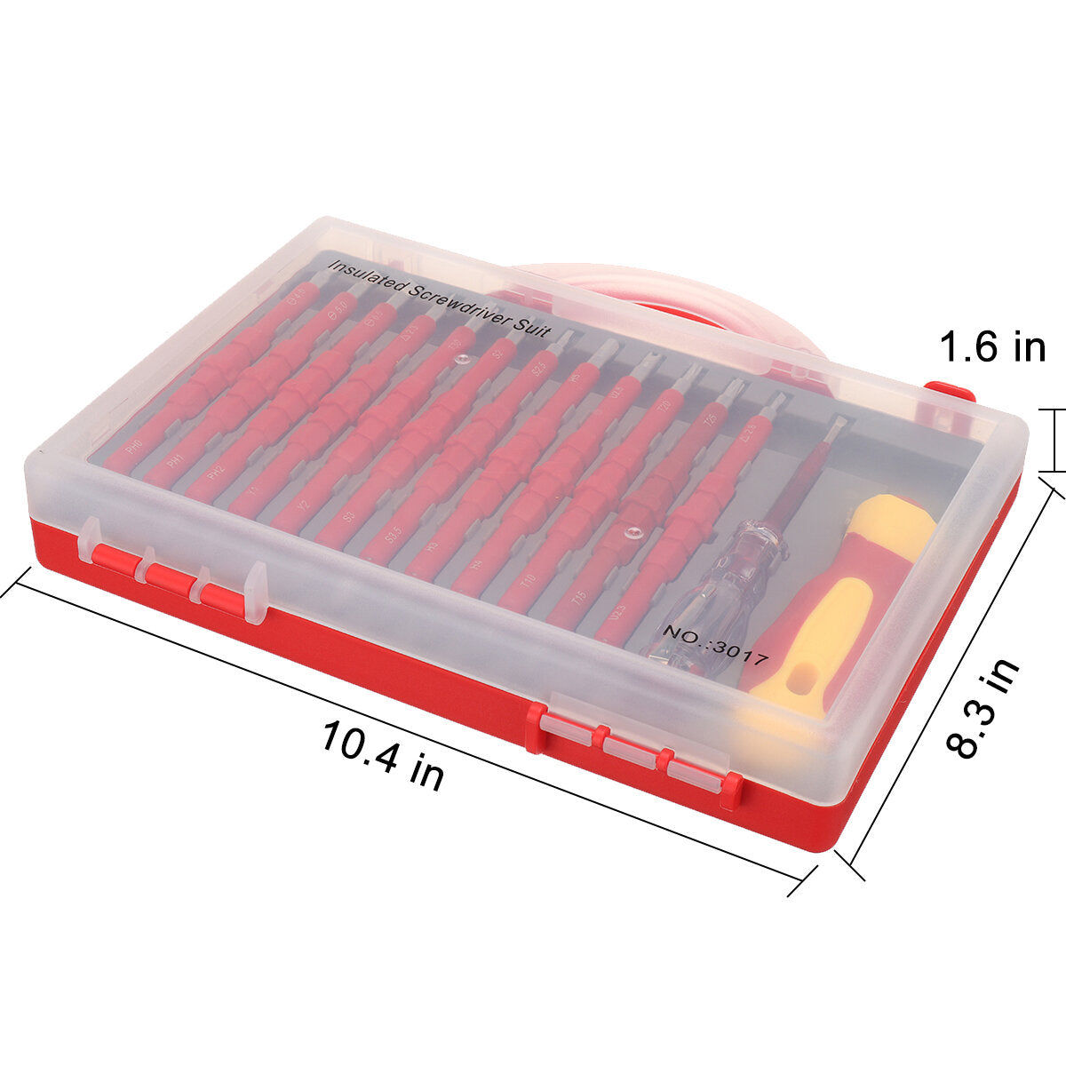 14-in-1 magnetische schroevendraaierset geïsoleerde multi-schroevendraaier reparatieset