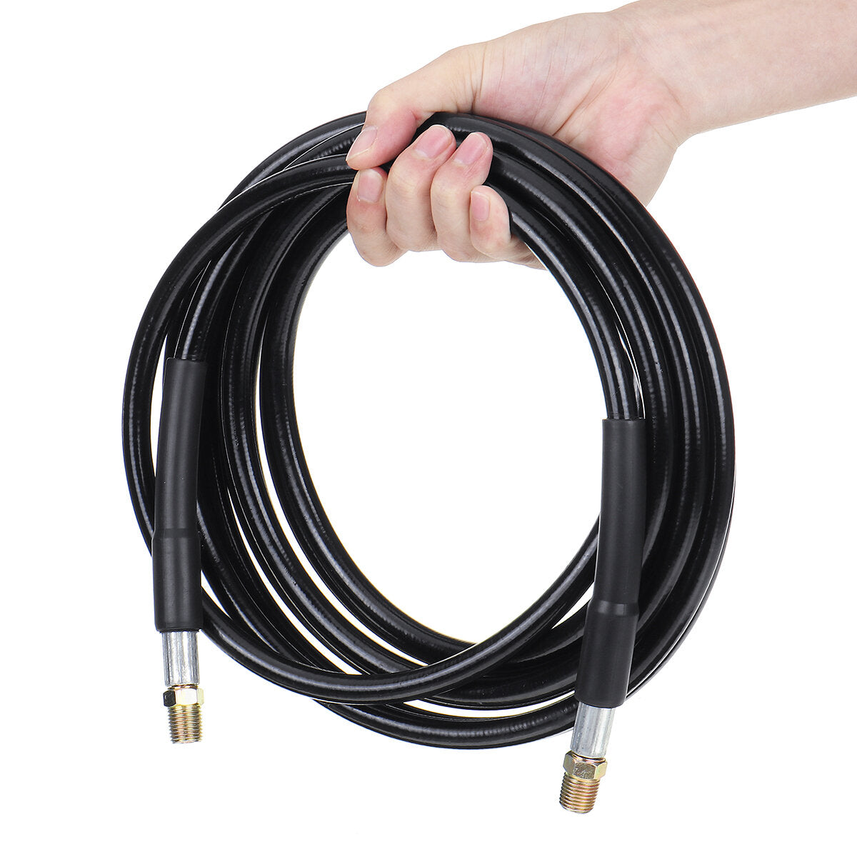 5-30 m 1/4  m-npt slangafvoerleiding en afvoersproeierset met rioolmondstuk en adapter