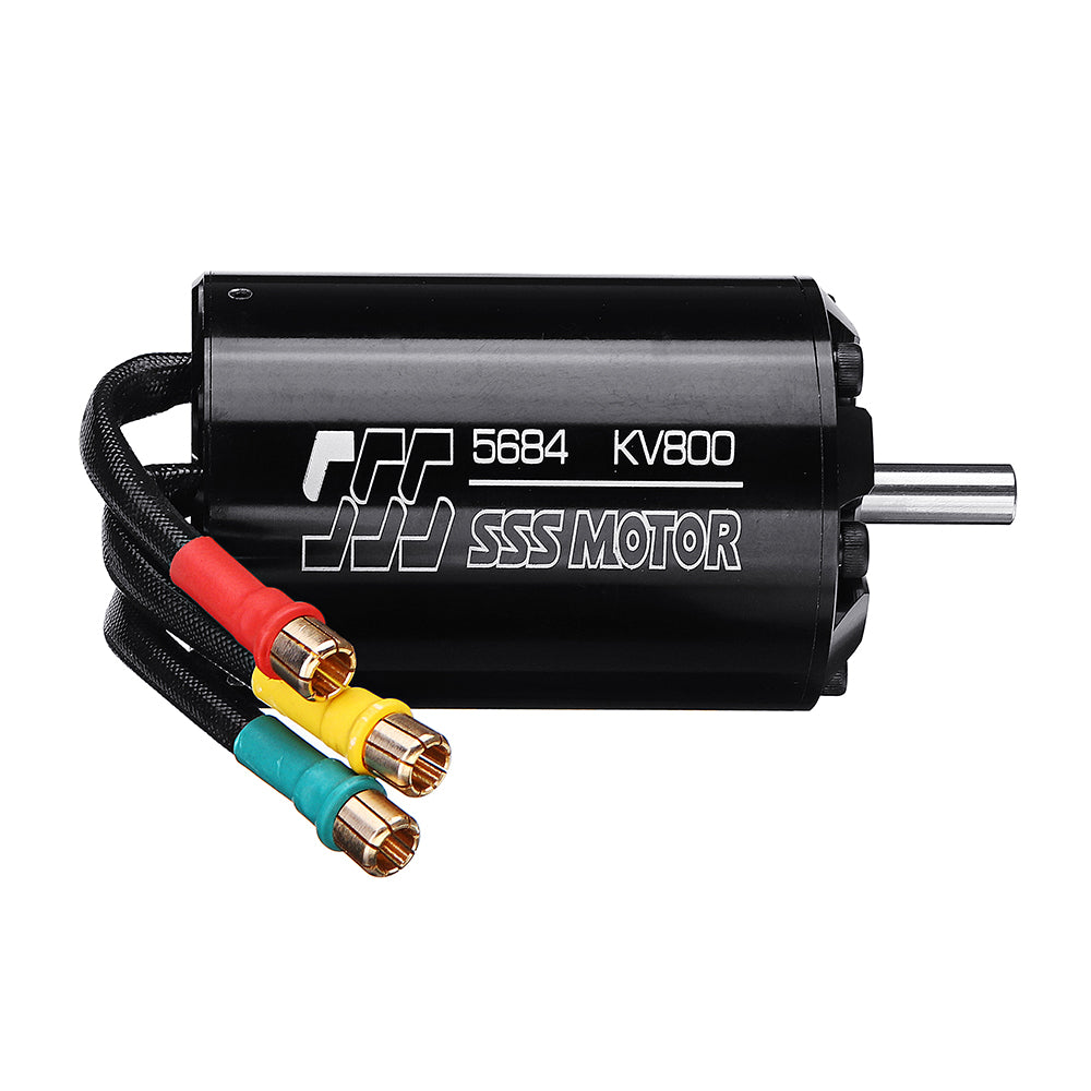 Moteur Brushless SSS 5684 800-1200KV Pour Bateau RC - Haute Puissance, étanche, Diamètre Arbre 8 Mm