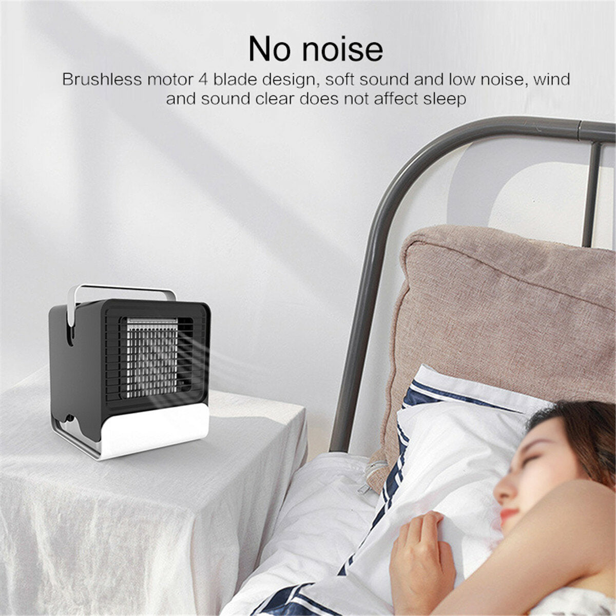 mini draagbare airconditioning nachtlampje conditioning koeler luchtbevochtiger luchtreiniger usb desktop luchtkoeler ventilator met watertanks