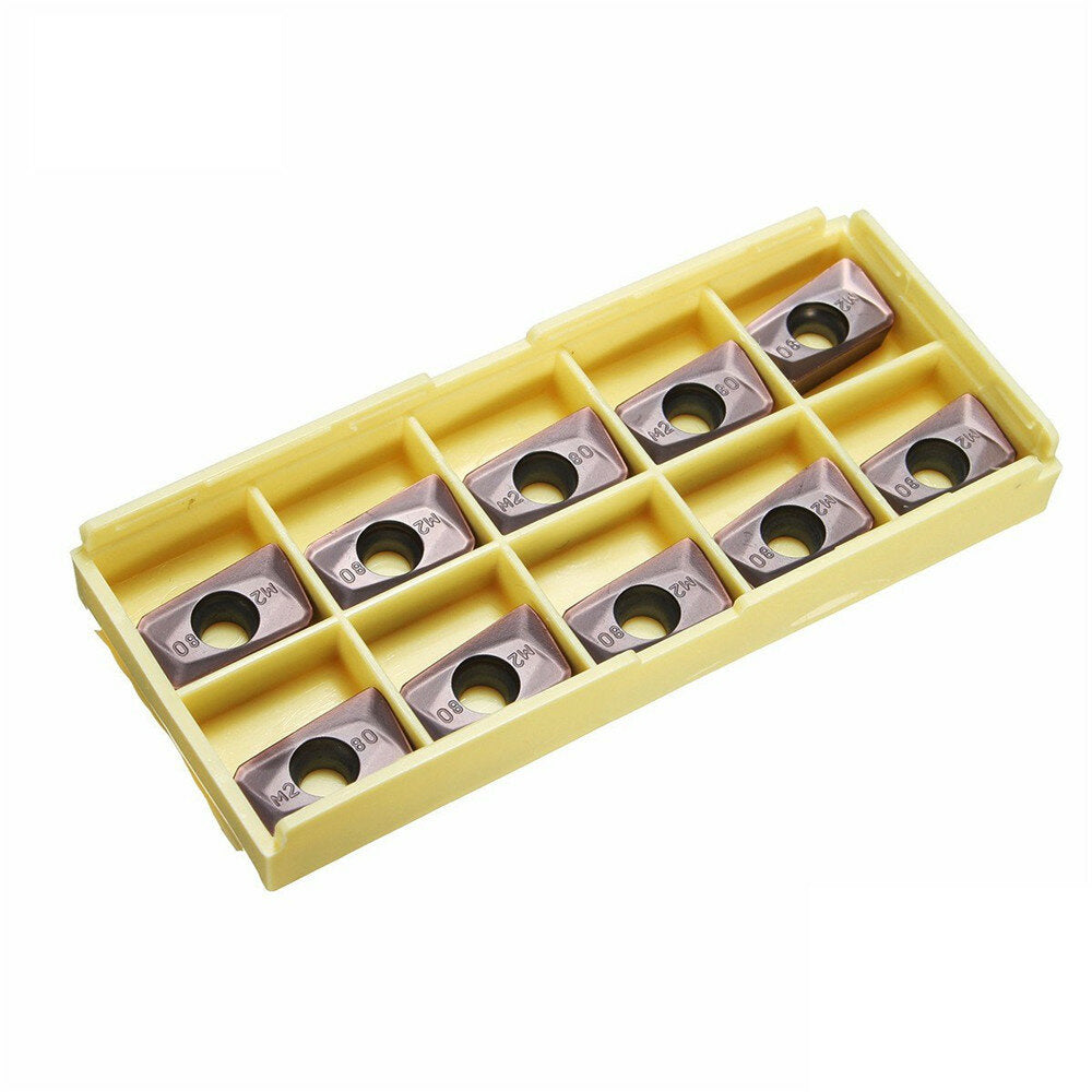 10 stuks apmt1604pder-m2 vp15tf 25r0.8 hardmetalen inserts voor mill cutter cnc tool draaigereedschap