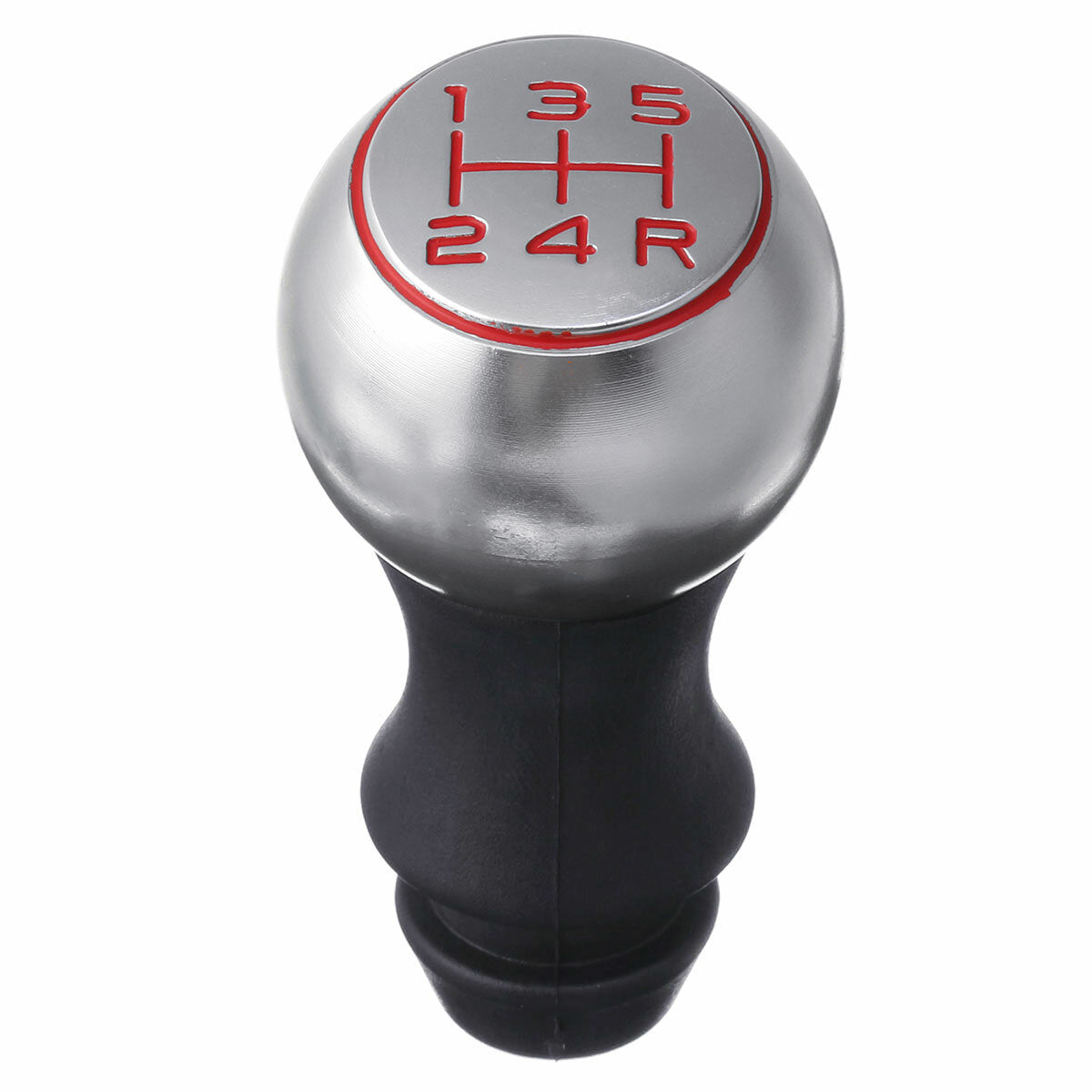 5 speed pookknop shifter mat chroom voor peugeot 106206306207307407