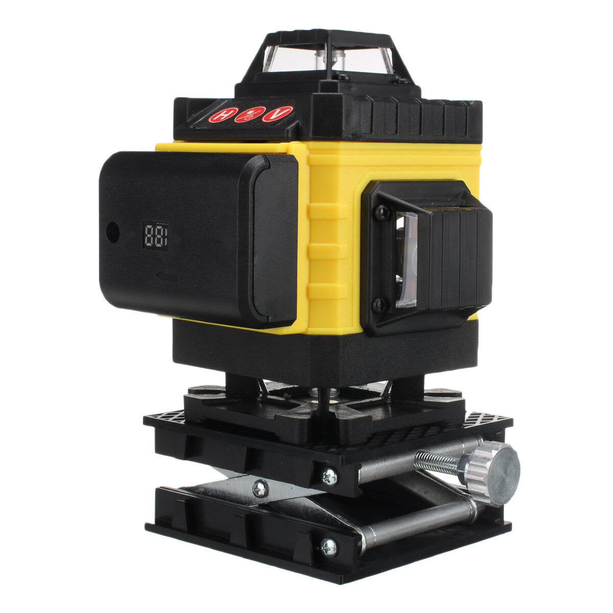 4d 16 lijnen groen licht laser waterpas 360 graden zelfnivellerende cross horizontale maatregel met 2 batterijen