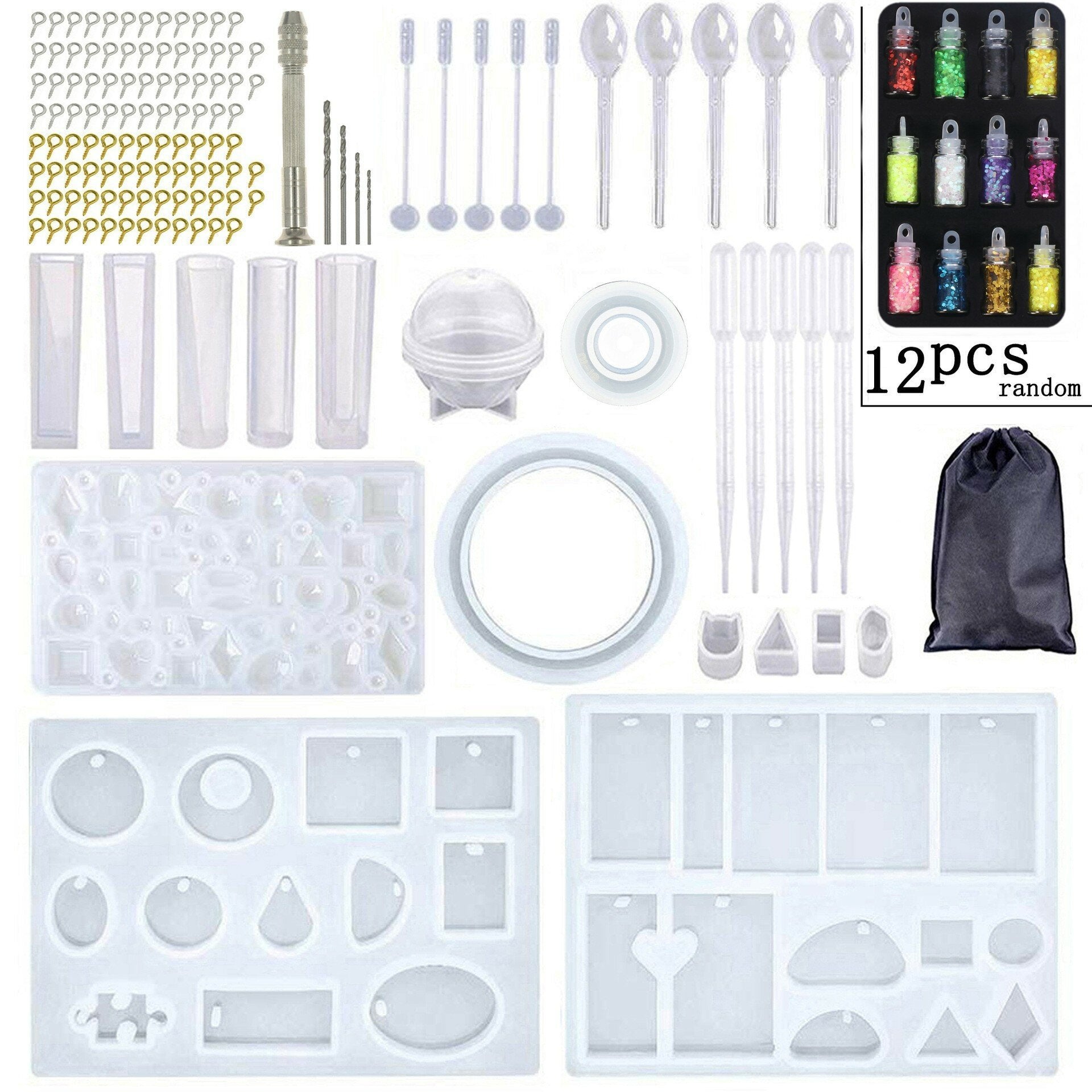dhz crystal dropping tool set armband hanger accessoire vorm combinatie met boor epper hoorn nagel