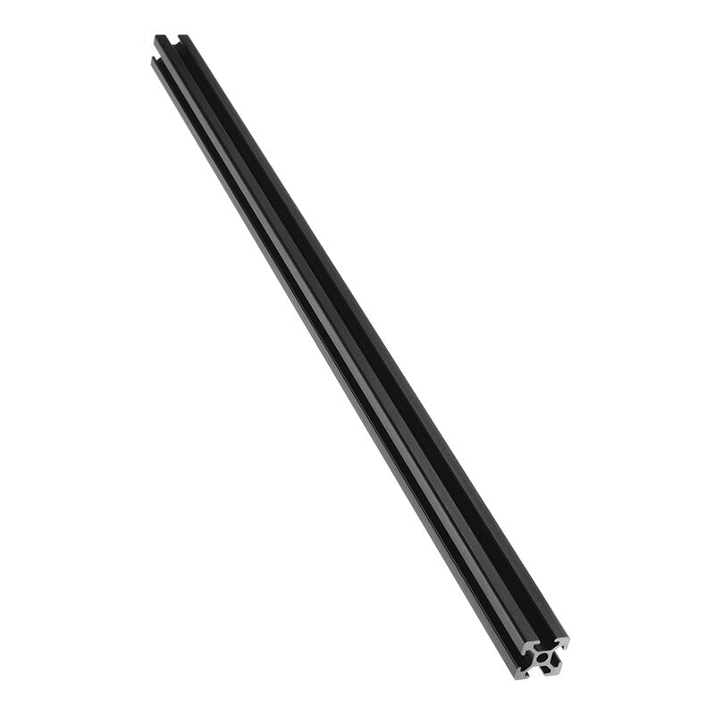 700 mm lengte zwart geanodiseerd 2020 t-sleuf aluminium profielen extrusiekader voor cnc