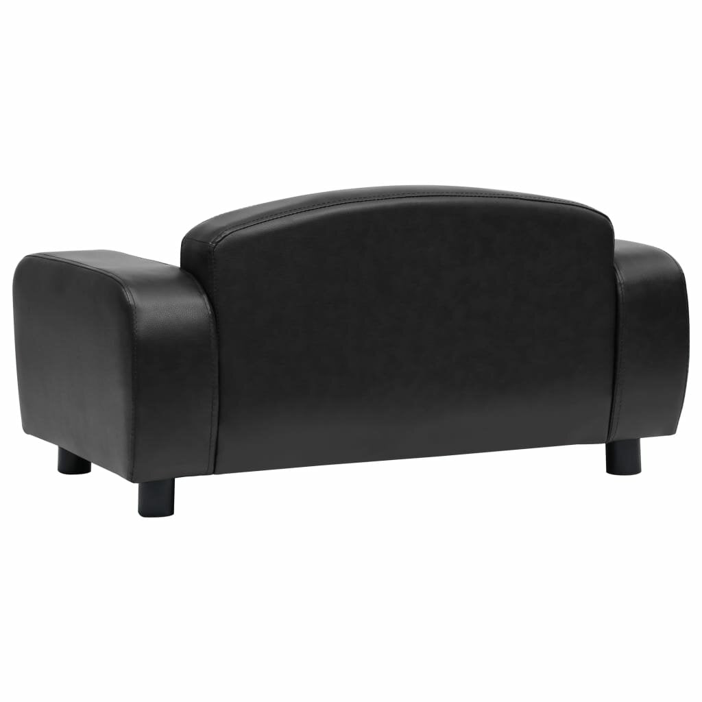 hondenbank zwart 31.5 x19.7 x15.7 kunstleer