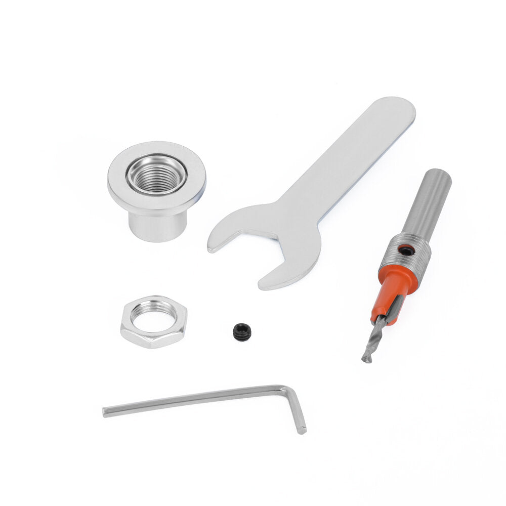 lavie 5 stuks 8mm schacht hss verzinkboor houtbewerking router bit set frees tapeinduithalerset remon sloop