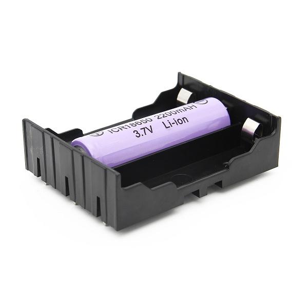 5 stuks dhz 3-slot 18650 batterijhouder met pinnen