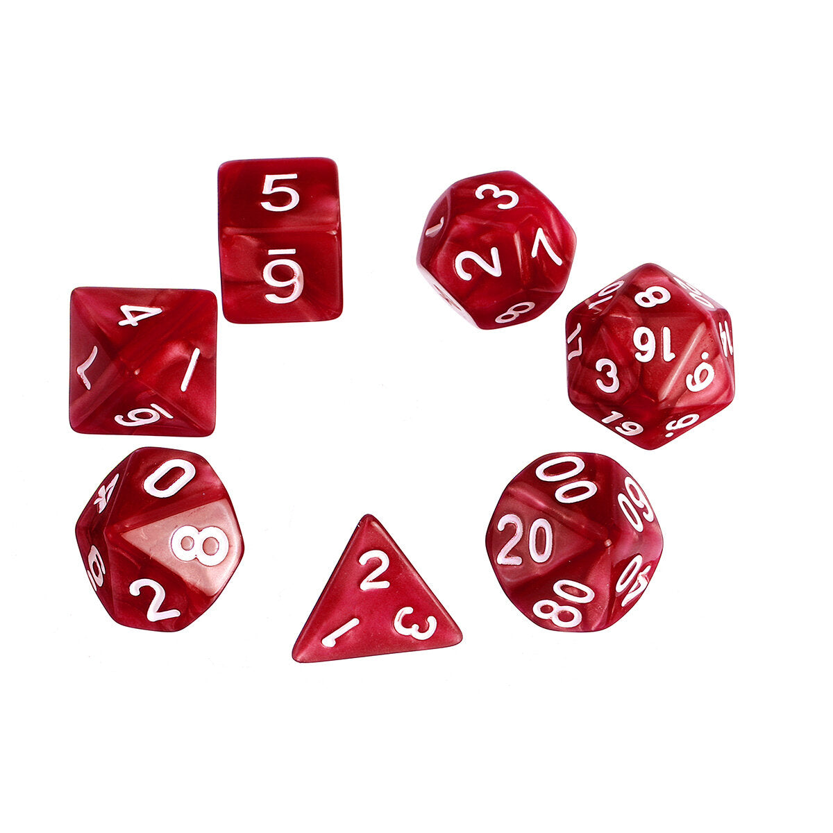 meerzijdige dobbelsteenhouder polyhedral dobbelstenen pu-leer opvouwbare rechthoekige lade voor rpg
