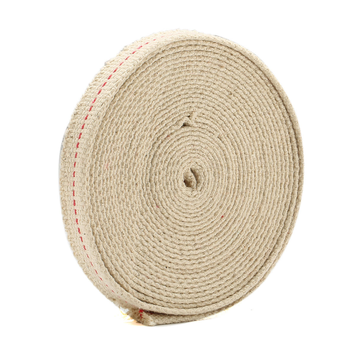 1/2 inch platte katoenen lont 15 voet olielampen en lantaarns katoenen lont 4.5 m lengte