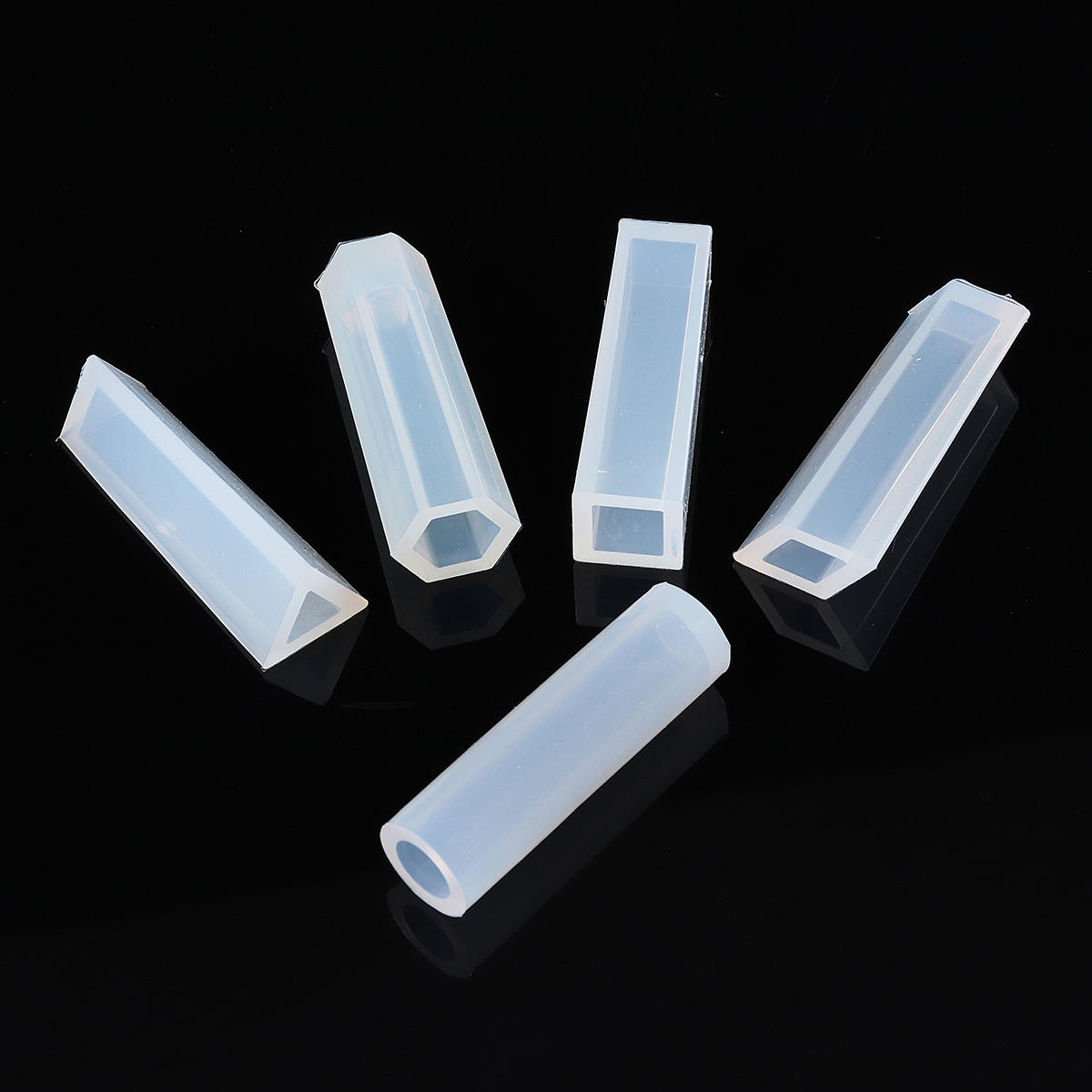 27 stuks dhz craft tools kit silicone crystal mold maken sieraden hanger resin casting