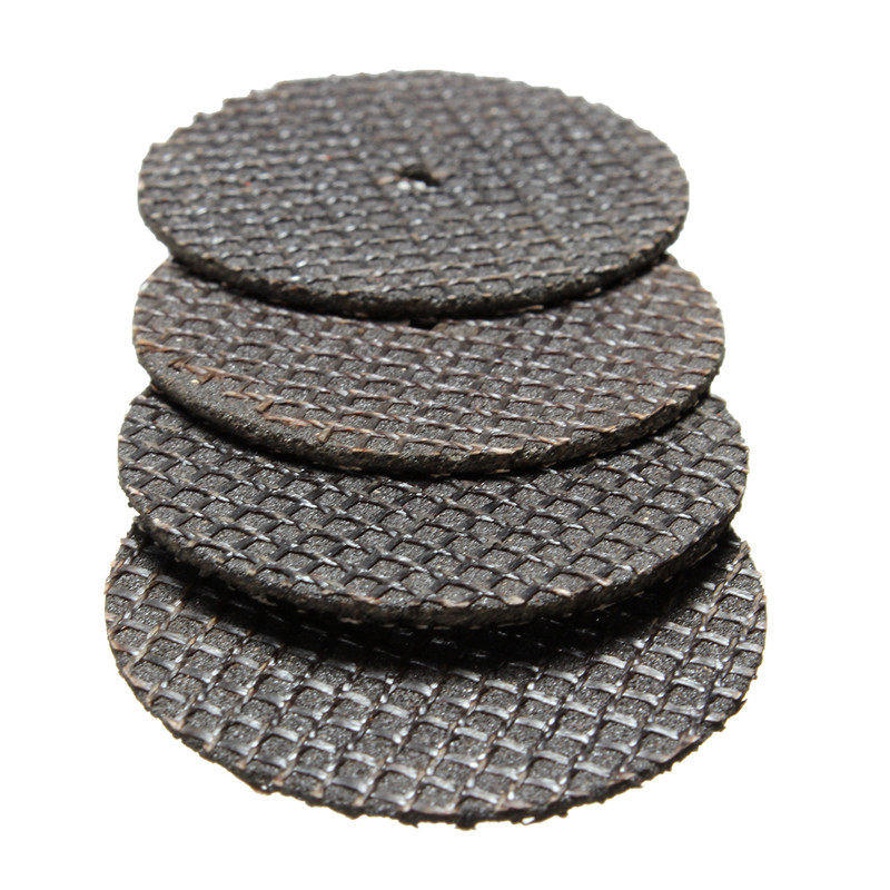 50 stuks zwart snijdende 32 mm wielschijf met 2 doornbits voor dremel roterende gereedschapsset