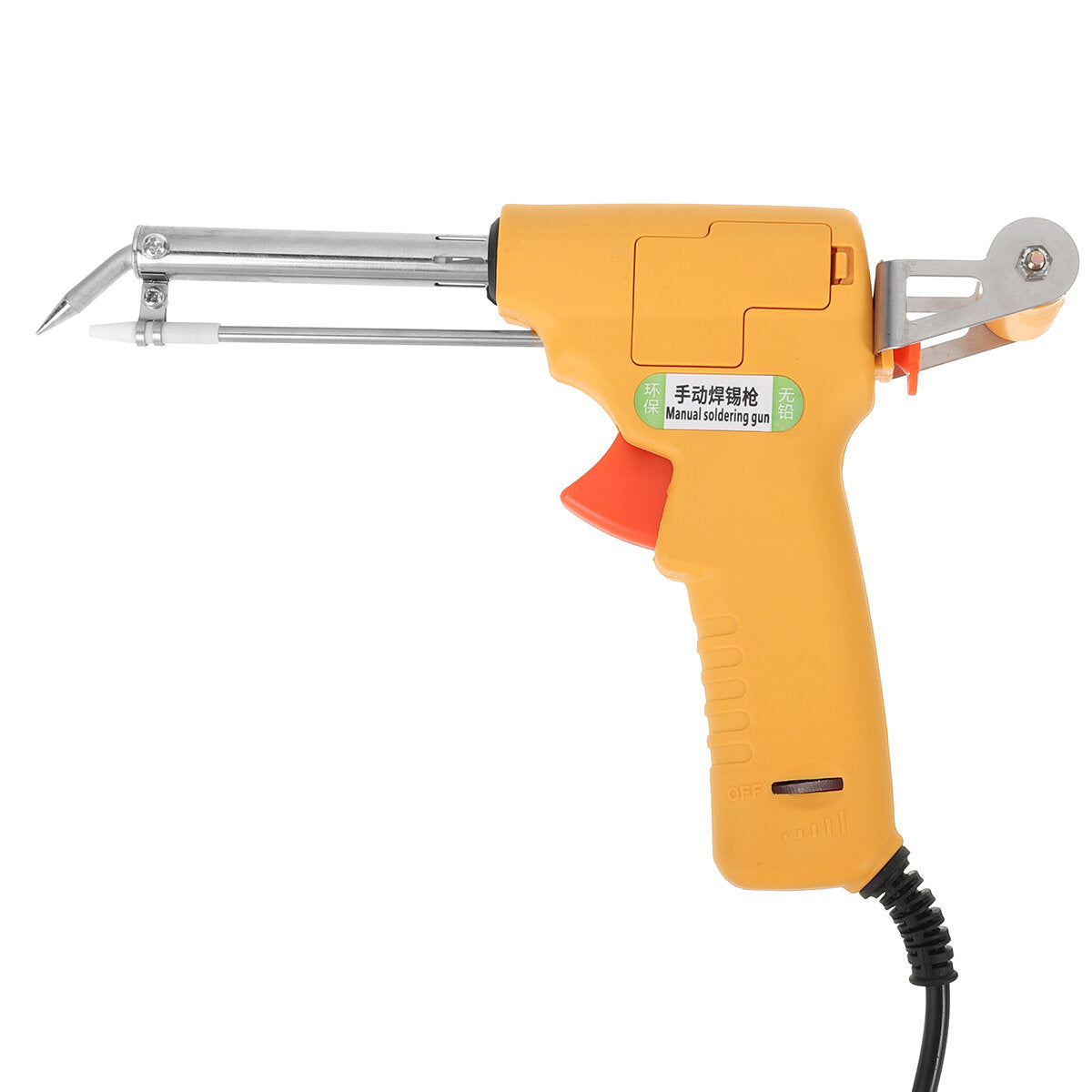 220v eu-stekker 480 ~ 600℃ legering + kunststof interne warmte / externe warmte handmatig soldeerboutgereedschap voor tin
