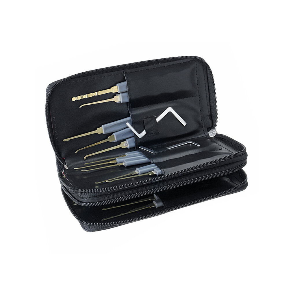 44 stuks slotreparatiesets ontgrendeloefening lock pick key extractor padlock kit